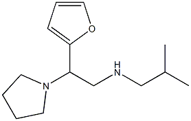 [2-(furan-2-yl)-2-(pyrrolidin-1-yl)ethyl](2-methylpropyl)amine Struktur