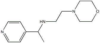 [2-(morpholin-4-yl)ethyl][1-(pyridin-4-yl)ethyl]amine Struktur