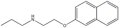 [2-(naphthalen-2-yloxy)ethyl](propyl)amine Struktur