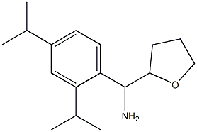 [2,4-bis(propan-2-yl)phenyl](oxolan-2-yl)methanamine Struktur