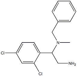 [2-amino-1-(2,4-dichlorophenyl)ethyl](benzyl)methylamine Struktur