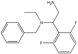 [2-amino-1-(2,6-difluorophenyl)ethyl](benzyl)ethylamine Struktur