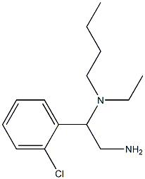 [2-amino-1-(2-chlorophenyl)ethyl](butyl)ethylamine Struktur