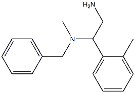 [2-amino-1-(2-methylphenyl)ethyl](benzyl)methylamine Struktur