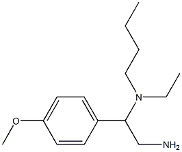 [2-amino-1-(4-methoxyphenyl)ethyl](butyl)ethylamine Struktur