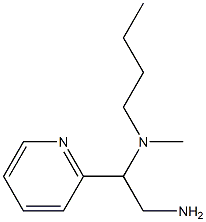 [2-amino-1-(pyridin-2-yl)ethyl](butyl)methylamine Struktur