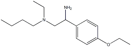 [2-amino-2-(4-ethoxyphenyl)ethyl](butyl)ethylamine Struktur