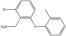 [2-chloro-6-(2-methylphenoxy)phenyl]methanamine Struktur