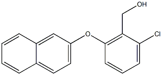 [2-chloro-6-(naphthalen-2-yloxy)phenyl]methanol Struktur