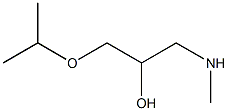 [2-hydroxy-3-(propan-2-yloxy)propyl](methyl)amine Struktur