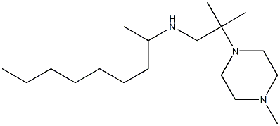 [2-methyl-2-(4-methylpiperazin-1-yl)propyl](nonan-2-yl)amine Struktur