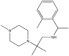 [2-methyl-2-(4-methylpiperazin-1-yl)propyl][1-(2-methylphenyl)ethyl]amine Struktur