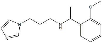 [3-(1H-imidazol-1-yl)propyl][1-(2-methoxyphenyl)ethyl]amine Struktur