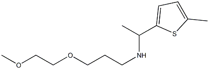 [3-(2-methoxyethoxy)propyl][1-(5-methylthiophen-2-yl)ethyl]amine Struktur