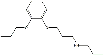 [3-(2-propoxyphenoxy)propyl](propyl)amine Struktur