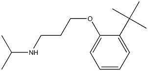 [3-(2-tert-butylphenoxy)propyl](propan-2-yl)amine Struktur