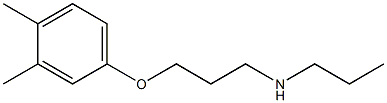 [3-(3,4-dimethylphenoxy)propyl](propyl)amine Struktur