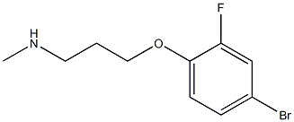 [3-(4-bromo-2-fluorophenoxy)propyl](methyl)amine Struktur