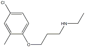 [3-(4-chloro-2-methylphenoxy)propyl](ethyl)amine Struktur