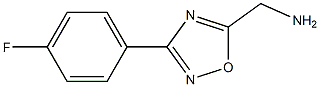 [3-(4-fluorophenyl)-1,2,4-oxadiazol-5-yl]methanamine Struktur