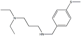 [3-(diethylamino)propyl]({[4-(methylsulfanyl)phenyl]methyl})amine Struktur