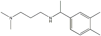 [3-(dimethylamino)propyl][1-(3,4-dimethylphenyl)ethyl]amine Struktur