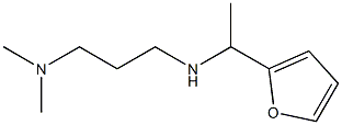 [3-(dimethylamino)propyl][1-(furan-2-yl)ethyl]amine Struktur