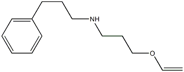 [3-(ethenyloxy)propyl](3-phenylpropyl)amine Struktur