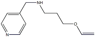 [3-(ethenyloxy)propyl](pyridin-4-ylmethyl)amine Struktur