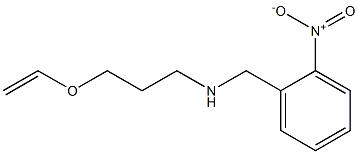 [3-(ethenyloxy)propyl][(2-nitrophenyl)methyl]amine Struktur