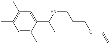 [3-(ethenyloxy)propyl][1-(2,4,5-trimethylphenyl)ethyl]amine Struktur