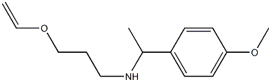 [3-(ethenyloxy)propyl][1-(4-methoxyphenyl)ethyl]amine Struktur