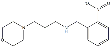 [3-(morpholin-4-yl)propyl][(2-nitrophenyl)methyl]amine Struktur