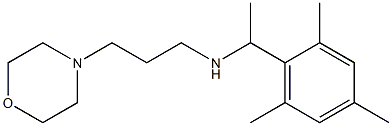 [3-(morpholin-4-yl)propyl][1-(2,4,6-trimethylphenyl)ethyl]amine Struktur