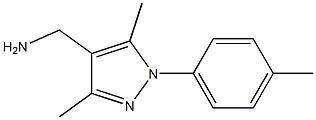 [3,5-dimethyl-1-(4-methylphenyl)-1H-pyrazol-4-yl]methylamine Struktur