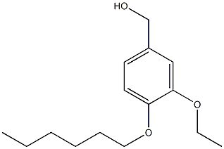 [3-ethoxy-4-(hexyloxy)phenyl]methanol Struktur