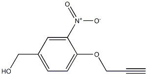 [3-nitro-4-(prop-2-yn-1-yloxy)phenyl]methanol Struktur