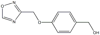 [4-(1,2,4-oxadiazol-3-ylmethoxy)phenyl]methanol Struktur