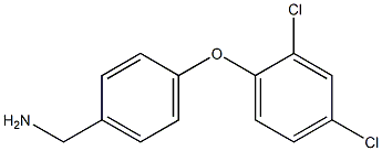 [4-(2,4-dichlorophenoxy)phenyl]methanamine Struktur