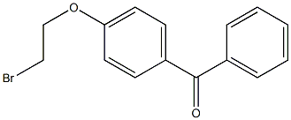 [4-(2-bromoethoxy)phenyl](phenyl)methanone Struktur