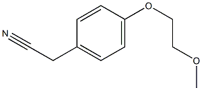 [4-(2-methoxyethoxy)phenyl]acetonitrile Struktur