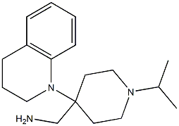 [4-(3,4-dihydroquinolin-1(2H)-yl)-1-isopropylpiperidin-4-yl]methylamine Struktur