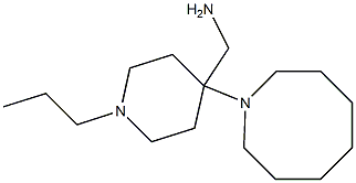 [4-(azocan-1-yl)-1-propylpiperidin-4-yl]methanamine Struktur