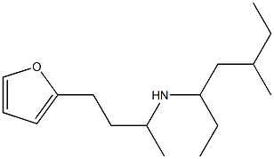 [4-(furan-2-yl)butan-2-yl](5-methylheptan-3-yl)amine Struktur