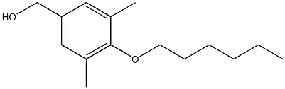 [4-(hexyloxy)-3,5-dimethylphenyl]methanol Struktur