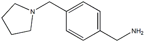 [4-(pyrrolidin-1-ylmethyl)phenyl]methanamine Struktur