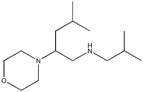 [4-methyl-2-(morpholin-4-yl)pentyl](2-methylpropyl)amine Struktur