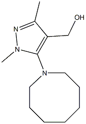 [5-(azocan-1-yl)-1,3-dimethyl-1H-pyrazol-4-yl]methanol Struktur