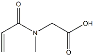 [acryloyl(methyl)amino]acetic acid Struktur