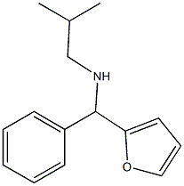 [furan-2-yl(phenyl)methyl](2-methylpropyl)amine Struktur